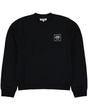 Opening Ceremony Logo-Detail Cotton Sweatshirt - Black
