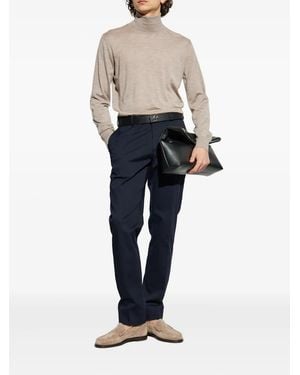 Brioni Roll-Neck Jumper - White