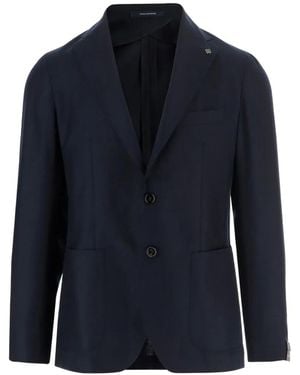 Tagliatore Blazer À Simple Boutonnage - Blue
