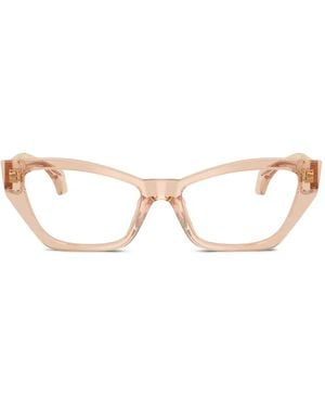 Versace Lunettes De Vue À Monture Papillon - Multicolore
