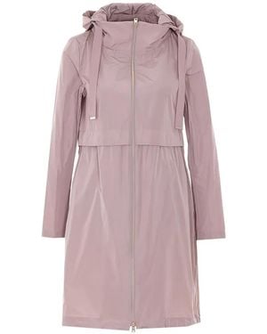 Herno Hooded Parka Coat - Pink