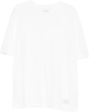 ih nom uh nit T-Shirt Met Logo - Wit