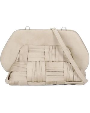 THEMOIRÈ Woven-Design Cross Body Bag - Natural