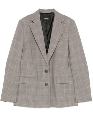 Maje Kariertes Sakko - Grau