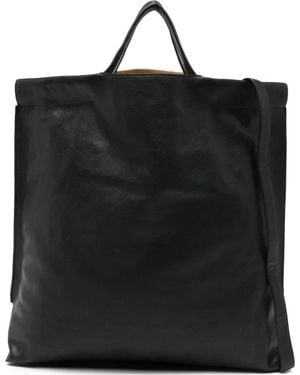 Bea Mombaers Leather Tote Bag - Black