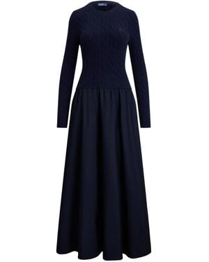 Polo Ralph Lauren Abito Svasato - Blu