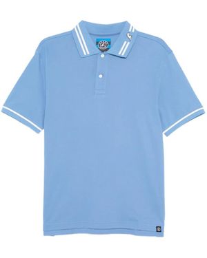 SPORT b. by agnès b. Logo-Badge Polo Shirt - Blue