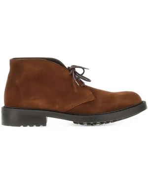 Calce Suede Desert Boots - Brown