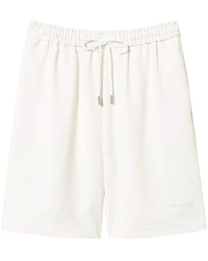 Twinset Crêpe Piquet Shorts - White
