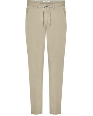 Briglia 1949 Drawstring-Cuffed Trousers - Natural