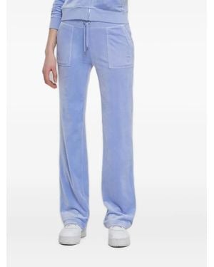 Juicy Couture Pocket-Detail Trousers - Blue