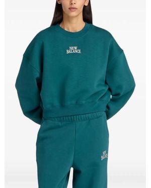 New Balance Sudadera Trackside - Verde