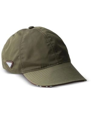Prada Re-Nylon Baseball Cap - Green