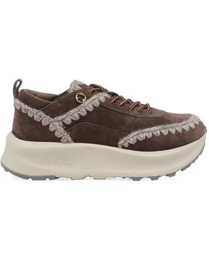 Mou Baskets Speed Eskimo À Lacets - Marron