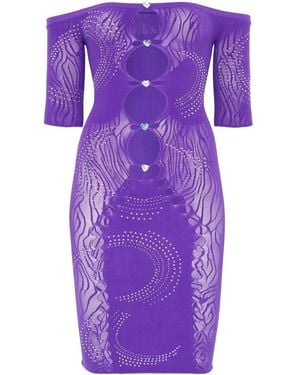 Poster Girl Alice Mini Dress - Purple