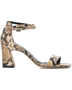 The Seller Snakeskin-effect sandals - Weiß