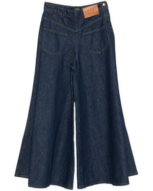 A.W.A.K.E. MODE Mirror Wide-Leg Jeans - Blue