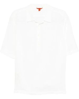 Barena Mola Half-Button Linen Shirt - White