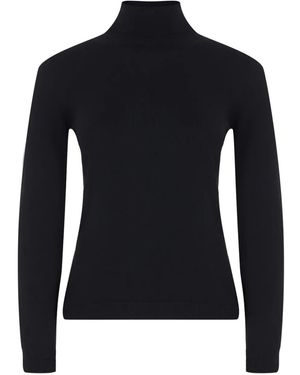 Gran Sasso Roll-Neck Knitwear - Black