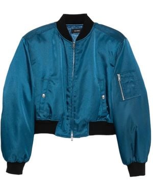 Willy Chavarria Willy Bomber Jacket - Blue