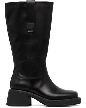 Vagabond Shoemakers Stivali Al Ginocchio Con Zip - Nero