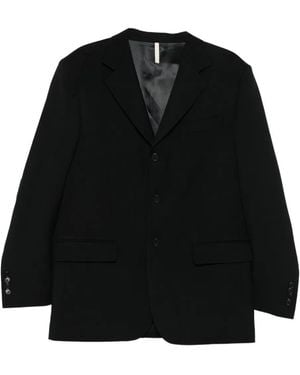sunflower Single-Breasted Notched-Lapel Jacket - Black