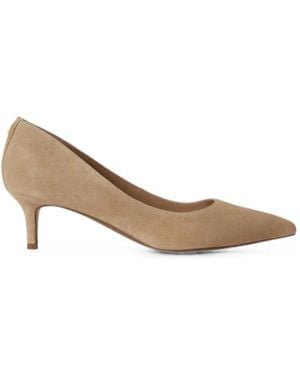 Ralph Lauren Adrienne Pointed-Toe Pumps - Natural