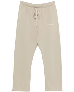 Fear Of God Pantalones de chándal con logo bordado - Neutro