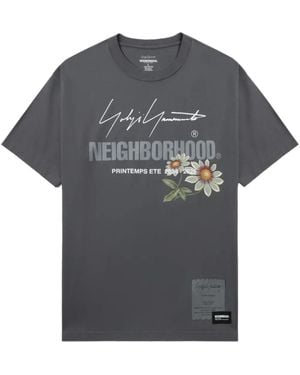 Yohji Yamamoto X Neighbourhood Cotton T-Shirt - Grey