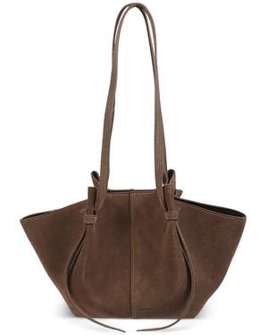 Yuzefi Knotted Tote Bag - Brown