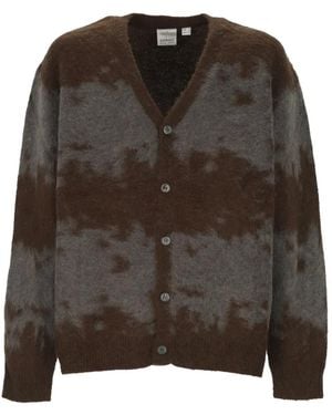 Gramicci Cardigan Mit Farbklecks-Print - Braun