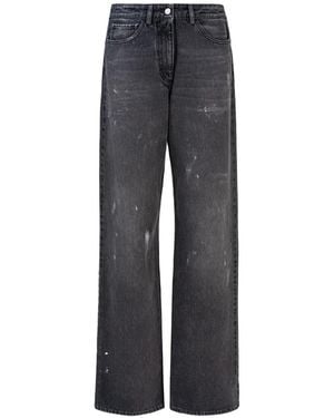 SEEN USERS Pull To Open Jeans - Black