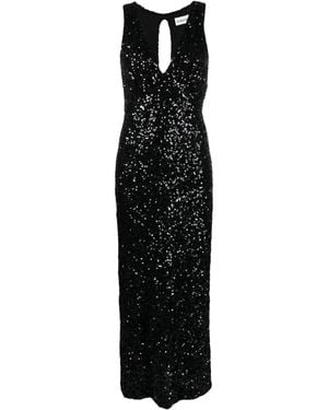 P.A.R.O.S.H. Paris Sequin-Embellished Dress - Black