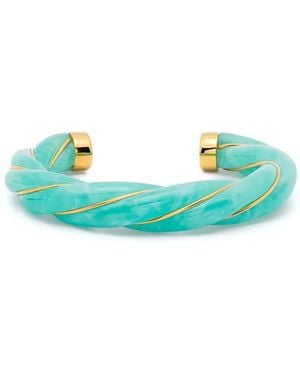 Aurelie Bidermann Diana open-cuff bracelet - Verde