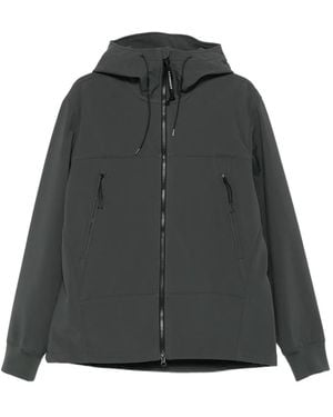 C.P. Company Hooded Zip-Front Jacket - Black