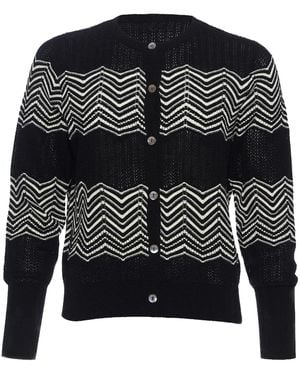 Eres Cardigan Club À Motif De Chevrons - Noir