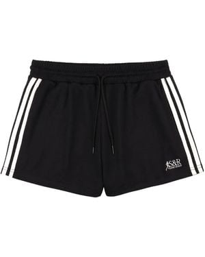 Sporty & Rich Runner Roller Shorts - Black