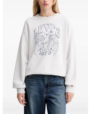 Levi's Pullover Mit Grafischem Print - Grau