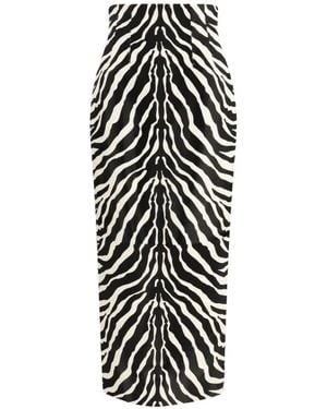 KHAITE Loxley Skirt - White
