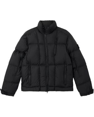 Stone Island 4100017 Seam Faded Light Nylon Tela - Black