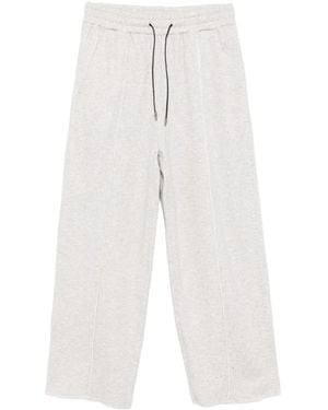 FIVE CM Raw-Cut Track Trousers - White