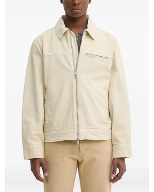 HUGO Zip-Front Jacket - Natural