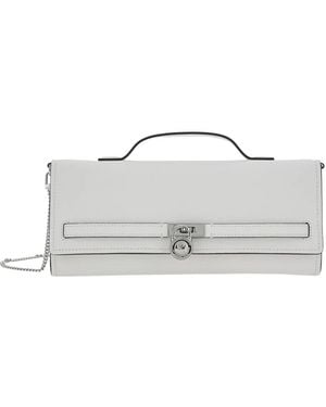 MICHAEL Michael Kors Sac Cabas Hamilton Moderne À Détail De Cadenas Et De Chaîne - Grey