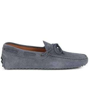 Tod's Bow-Detail Boat Shoes - Blue