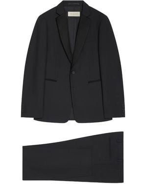 Dries Van Noten Shawl-Lapel Tuxedo Suit - Black