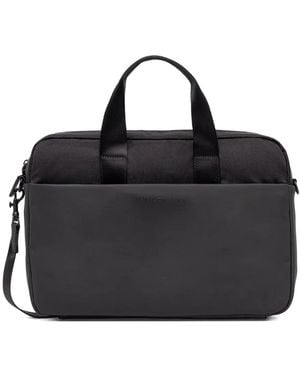 Joop! Logo-Embossed Briefcase - Black