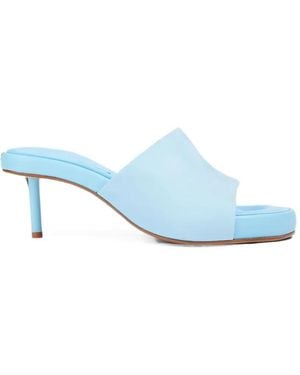Jacquemus Argilla Suede Mules - Blue