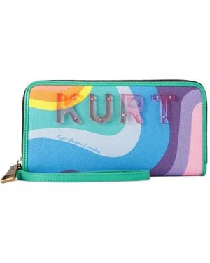 Kurt Geiger Kurt Zip-Around Wallet - Blue
