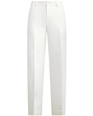 Ralph Lauren Pleated Cropped Pants - White