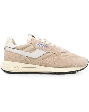 Autry Reelwind Panelled Trainers - White